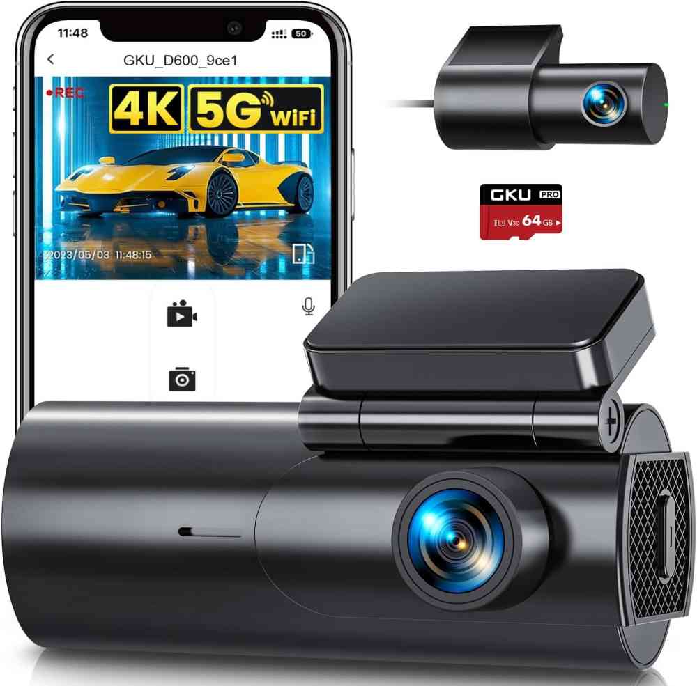 GKU Dash Cam Review: Is This 4K Dual Camera with 50% Off The Ultimate Car Guardian?